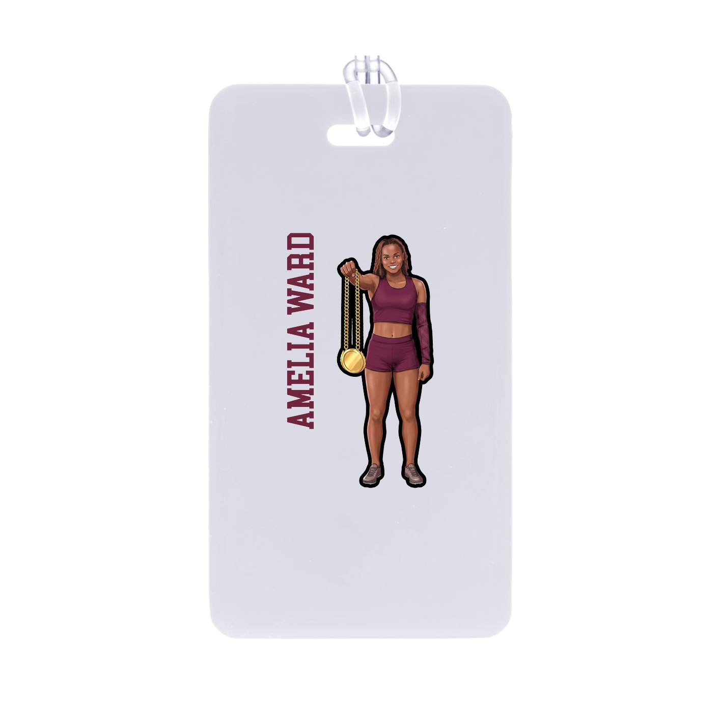 Bag Tag — Name Vertical in Classic