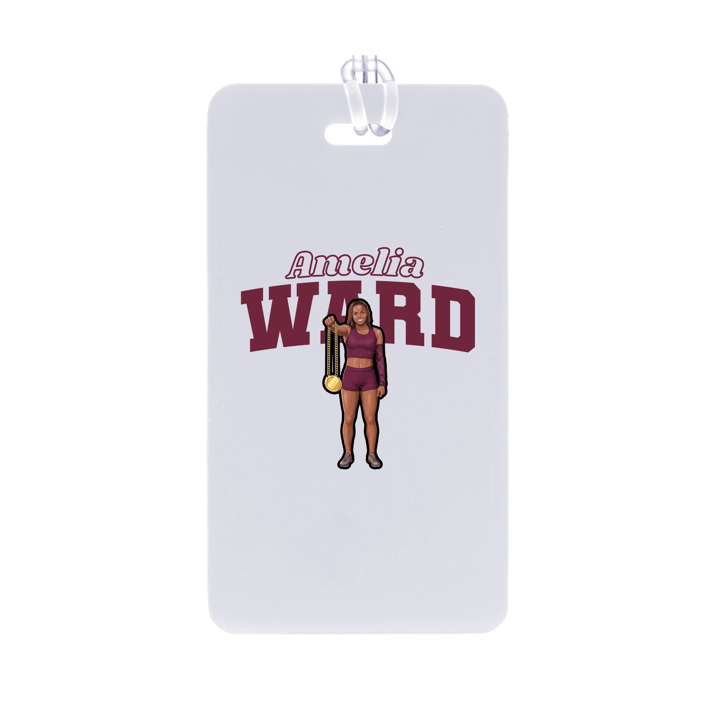 Bag Tag — Name Arch in Classic