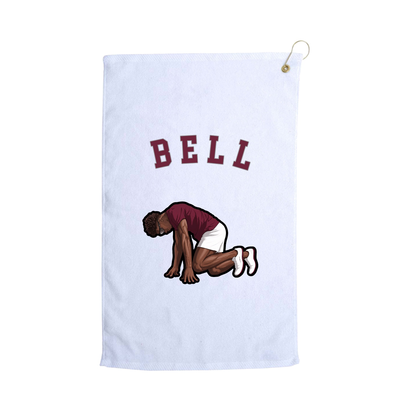 Golf Towel — Shirsey Arch in White