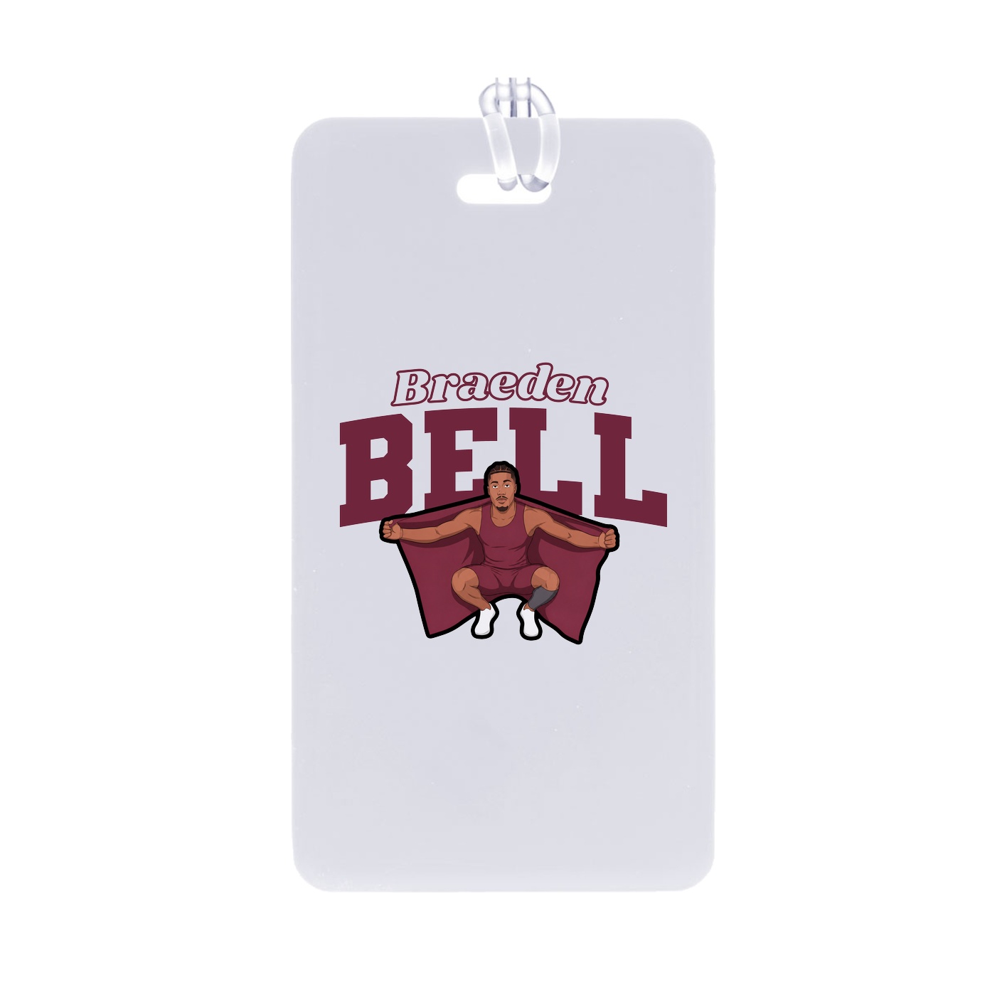 Bag Tag — Name Arch in Classic