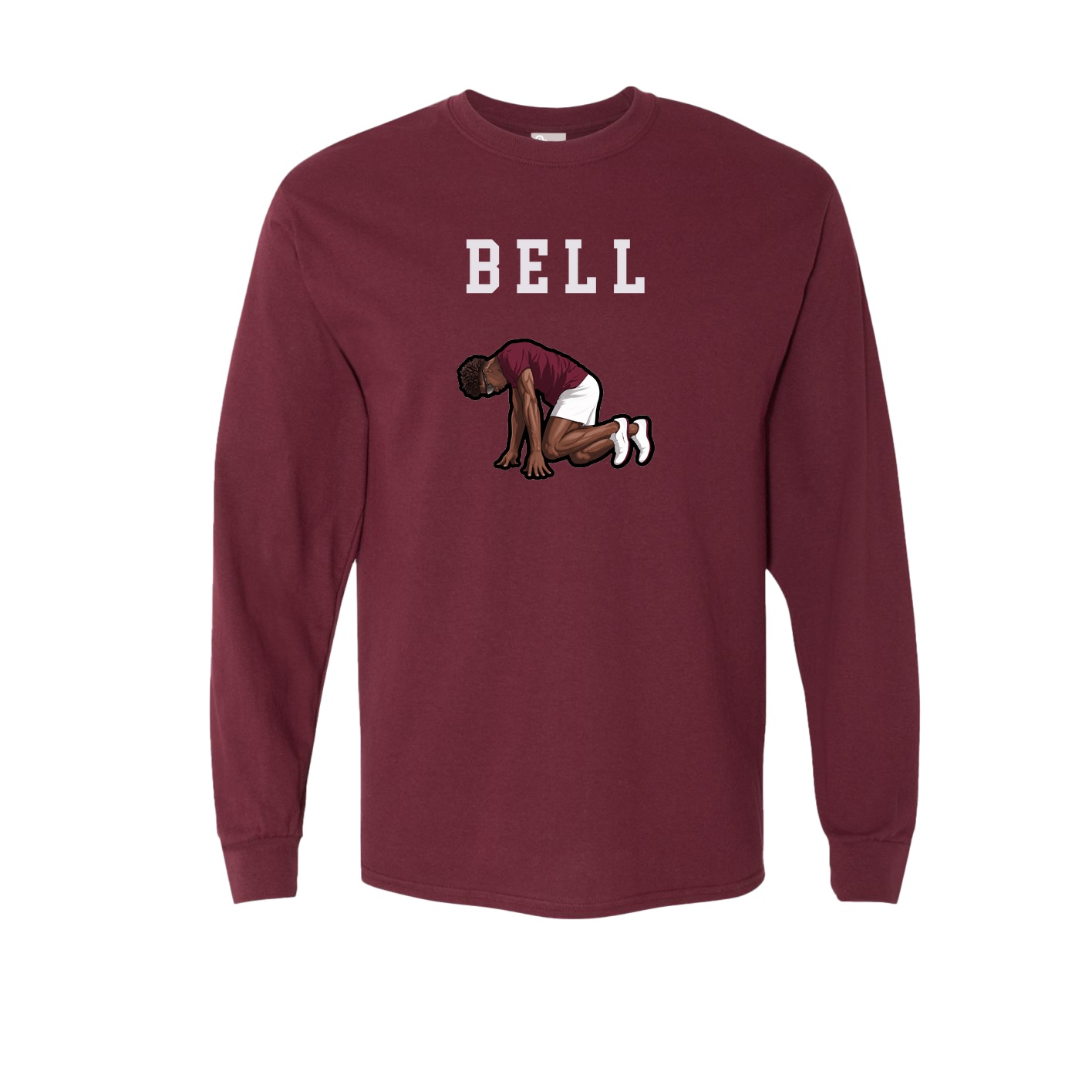 Long Sleeve Tee — Shirsey in Maroon