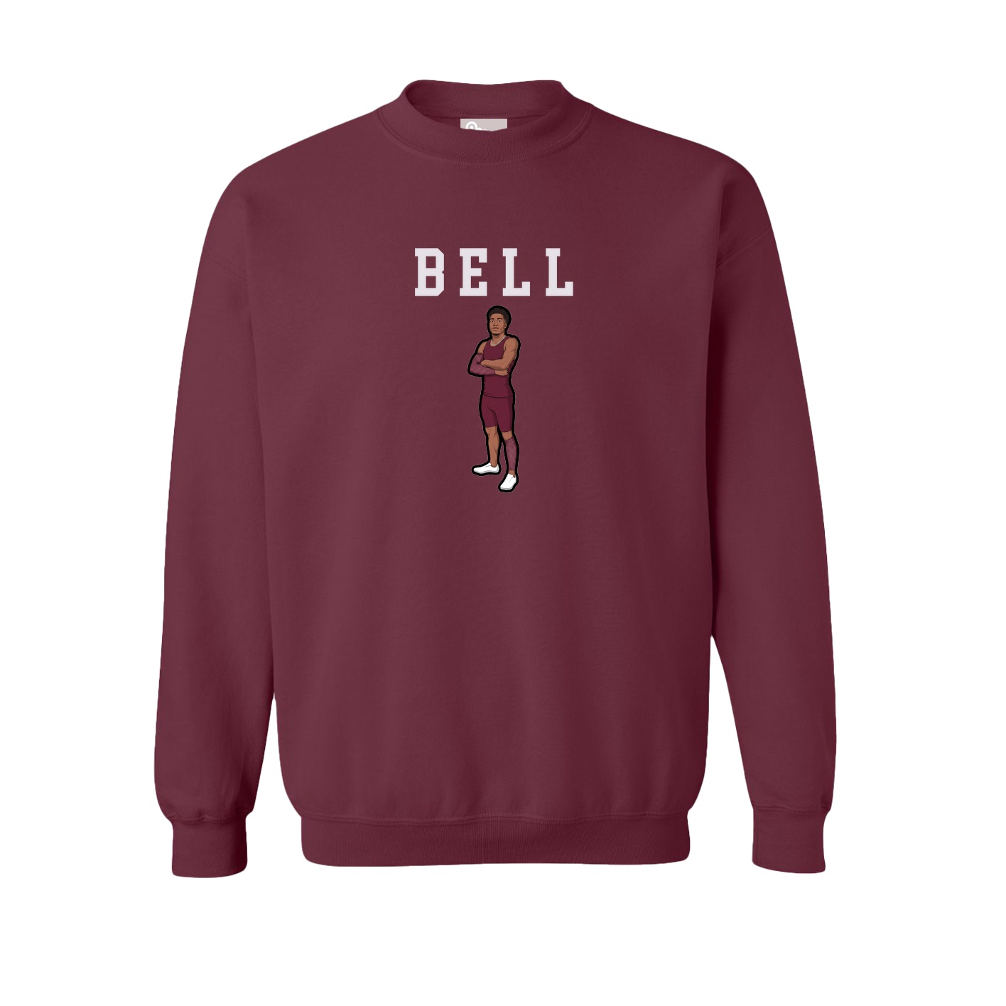 Fleece Crew — Shirsey in Maroon