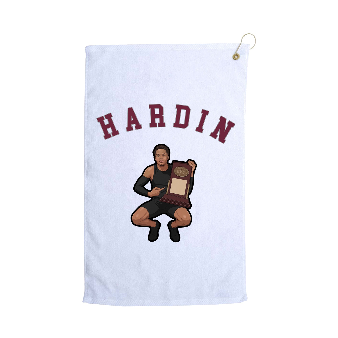 Golf Towel — Shirsey Arch in White