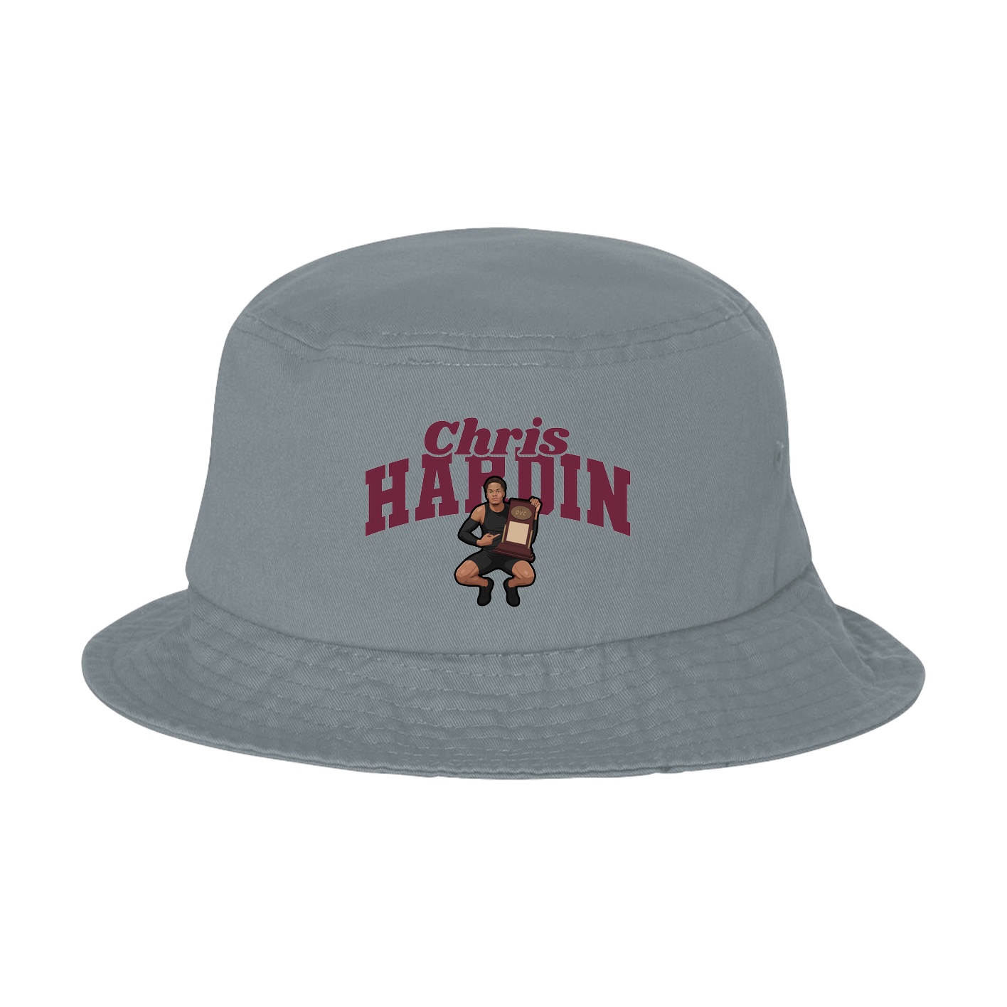 Bucket Cap — Signature Arch in Grey