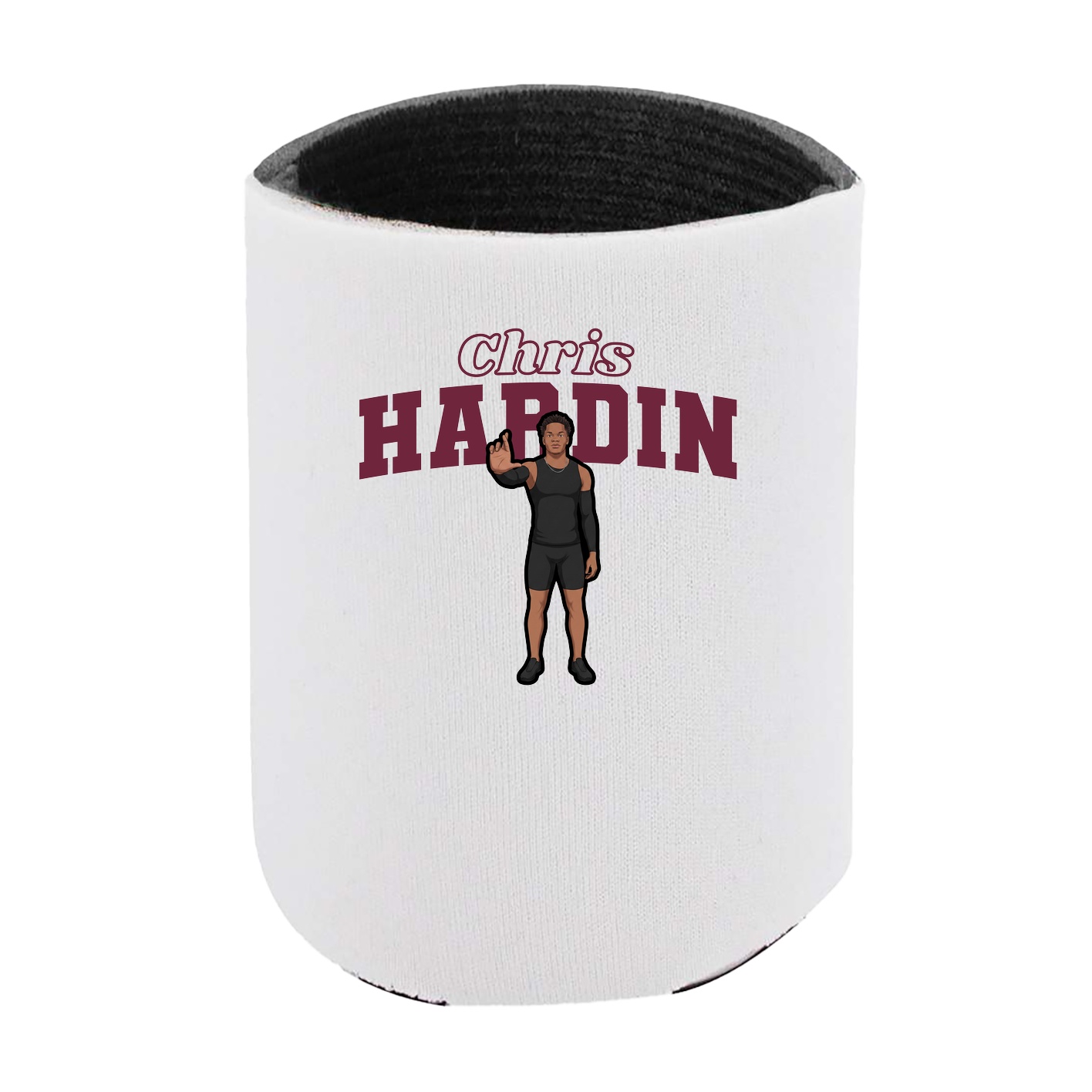 Can Holder — Name Arch in White