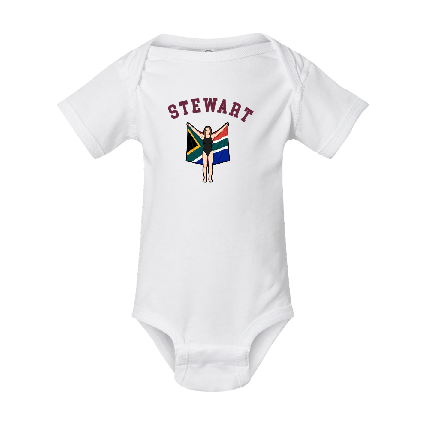 Baby Onesie — Shirsey Arch in White