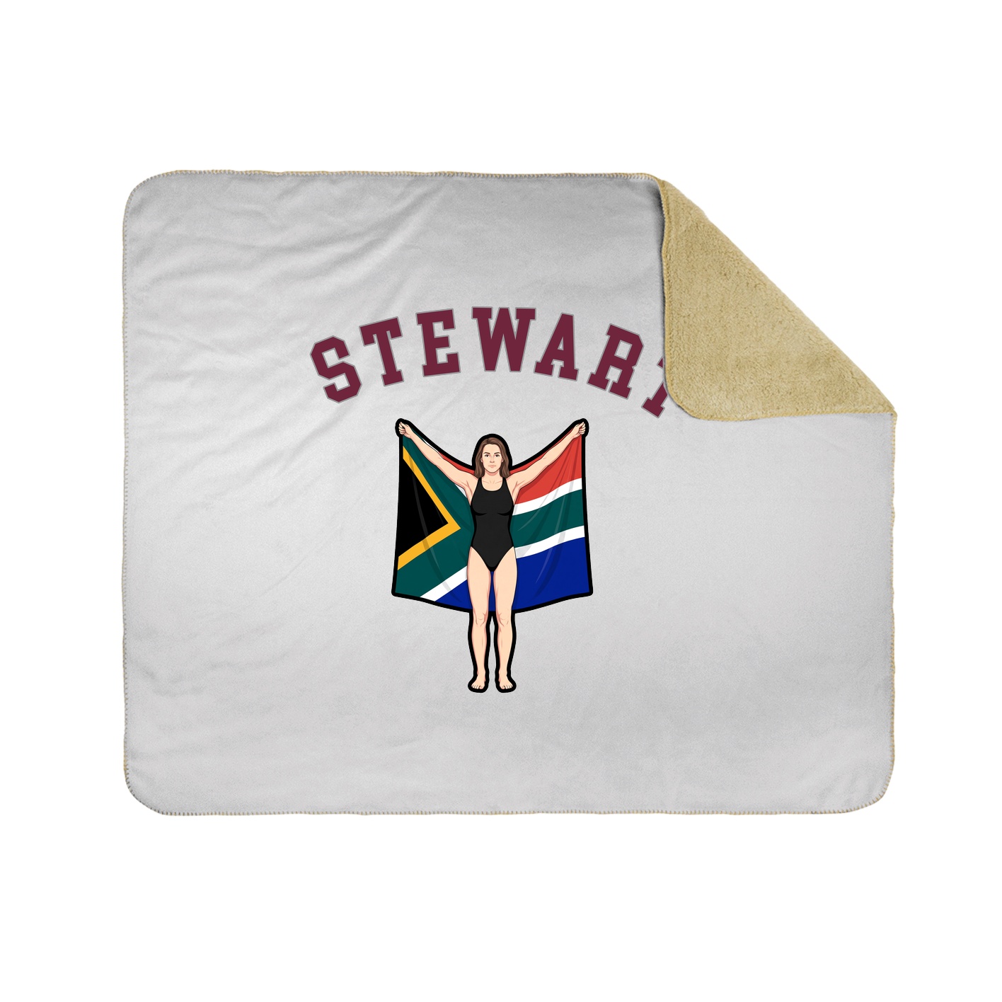 Throw Blanket — Shirsey Arch in White