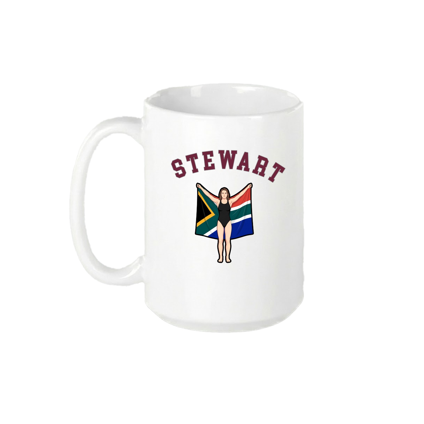15oz Coffee Mug — Shirsey Arch in White