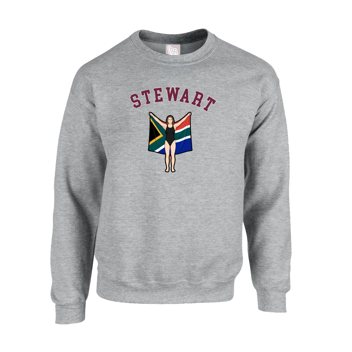 Fleece Crew — Shirsey Arch in Grey