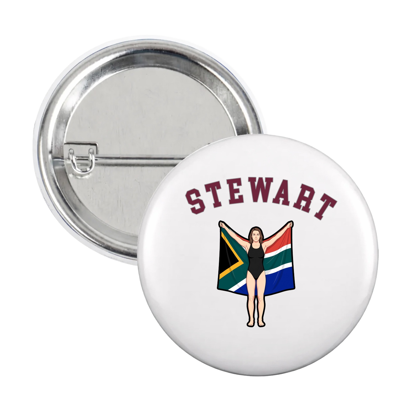 Game Day Button — Shirsey Arch in White