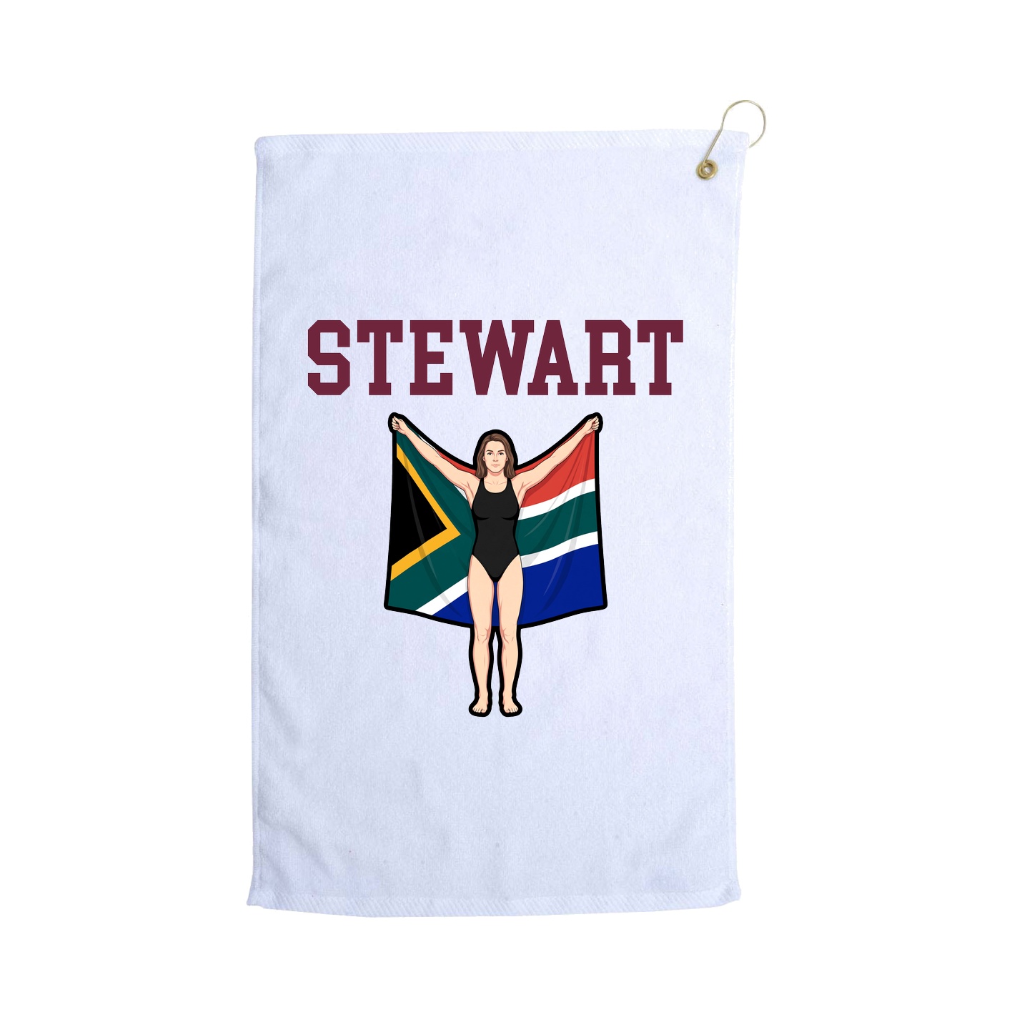 Golf Towel — Shirsey in White