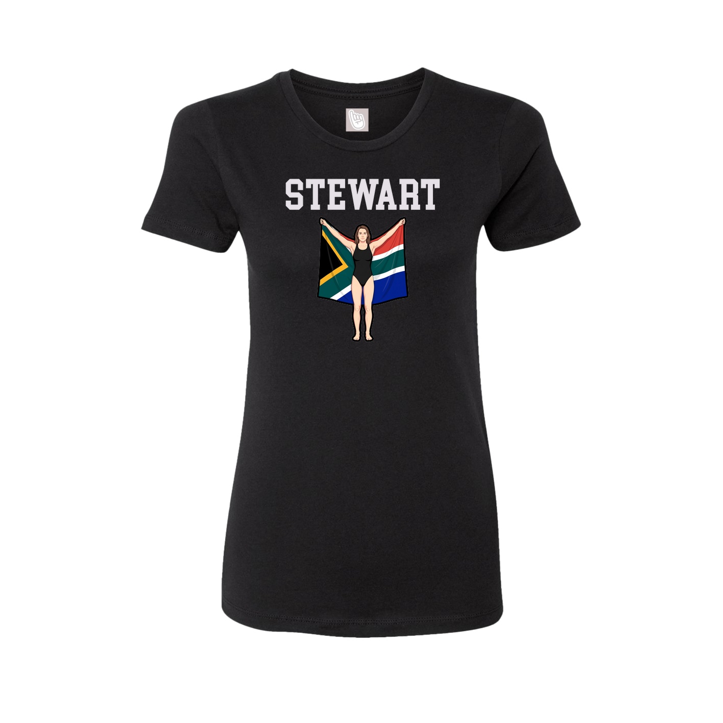 Fitted Women's Tee — Shirsey in Black