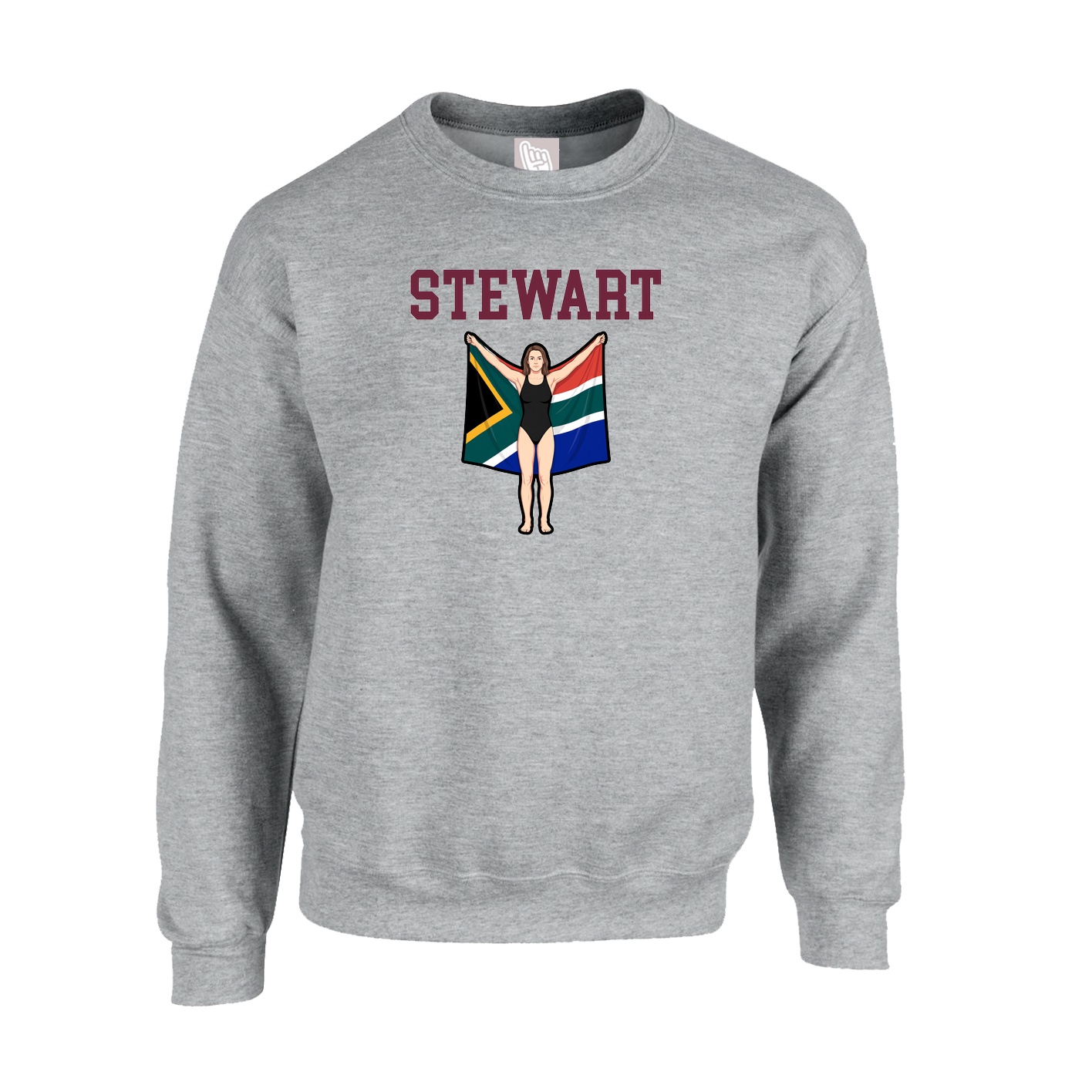 Fleece Crew — Shirsey in Grey