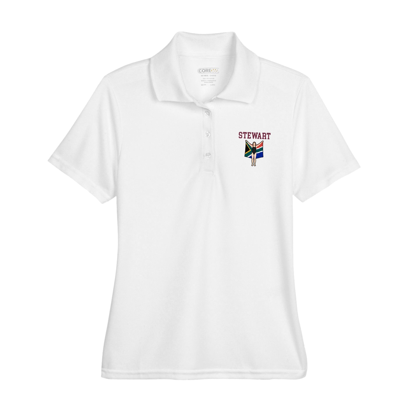 Womens Performance Polo — Shirsey in White