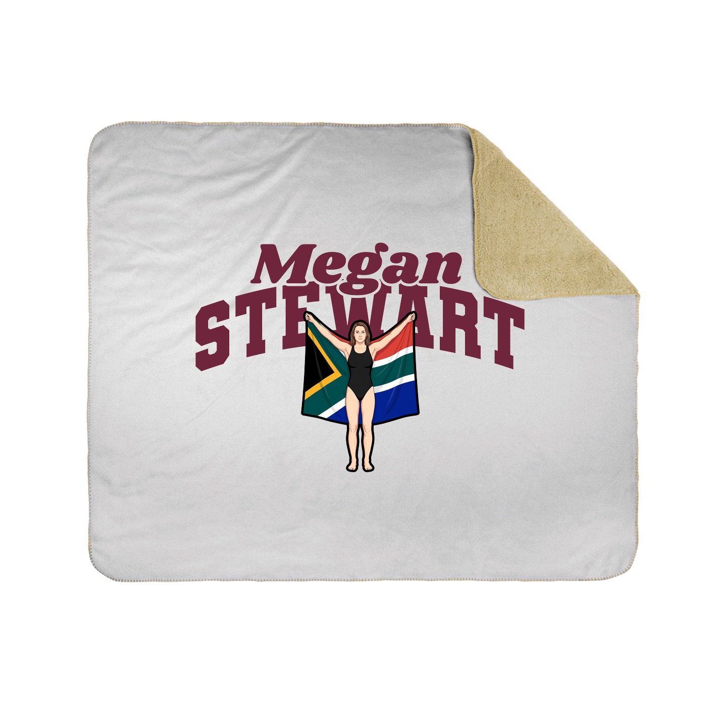 Throw Blanket — Signature Arch in White