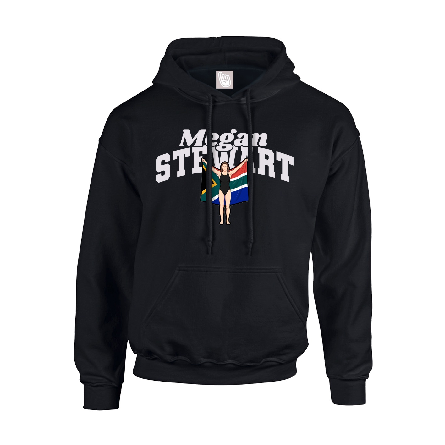 Hoodie — Signature Arch in Black
