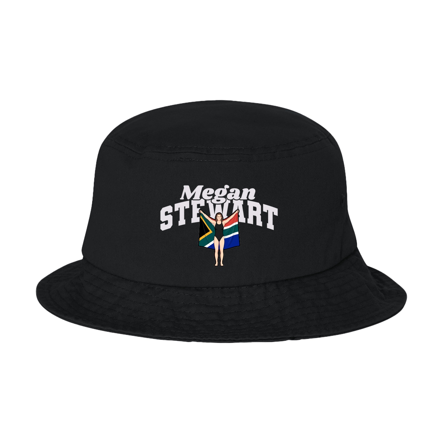 Bucket Cap — Signature Arch in Black