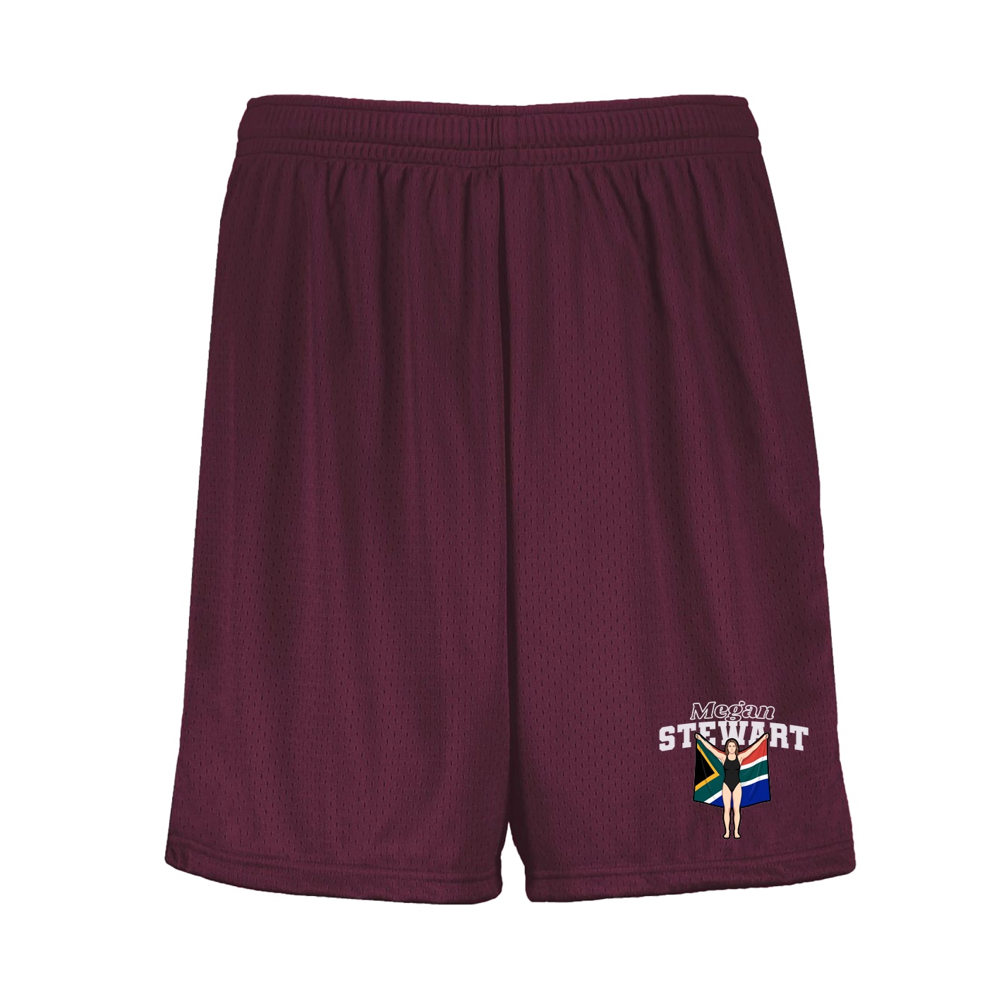 Shorts — Name Arch in Maroon
