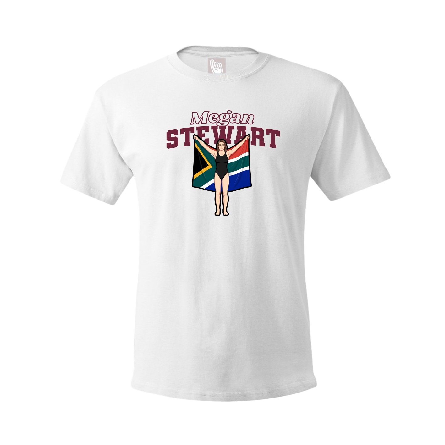 Tee — Name Arch in White
