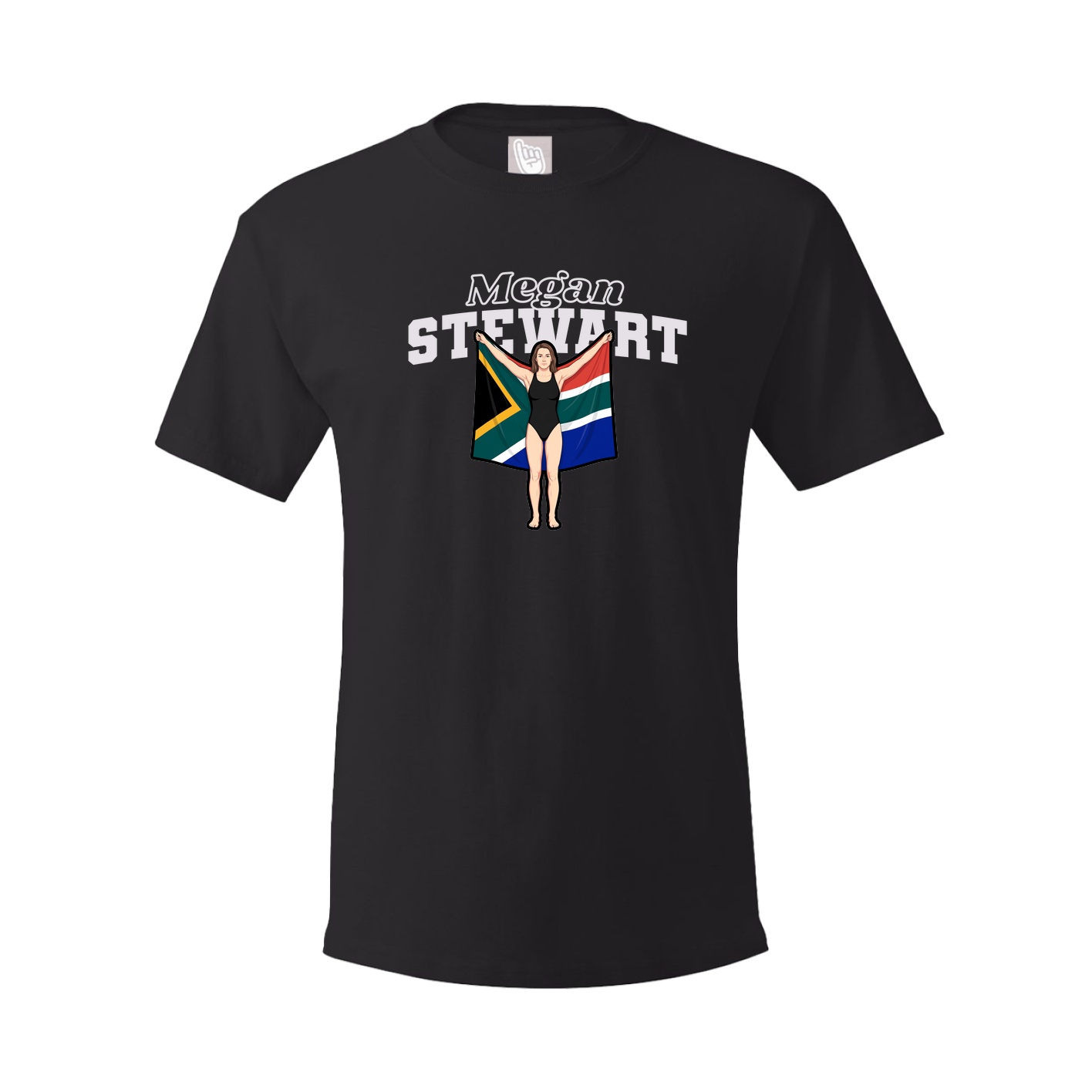 Youth Tee — Name Arch in Black