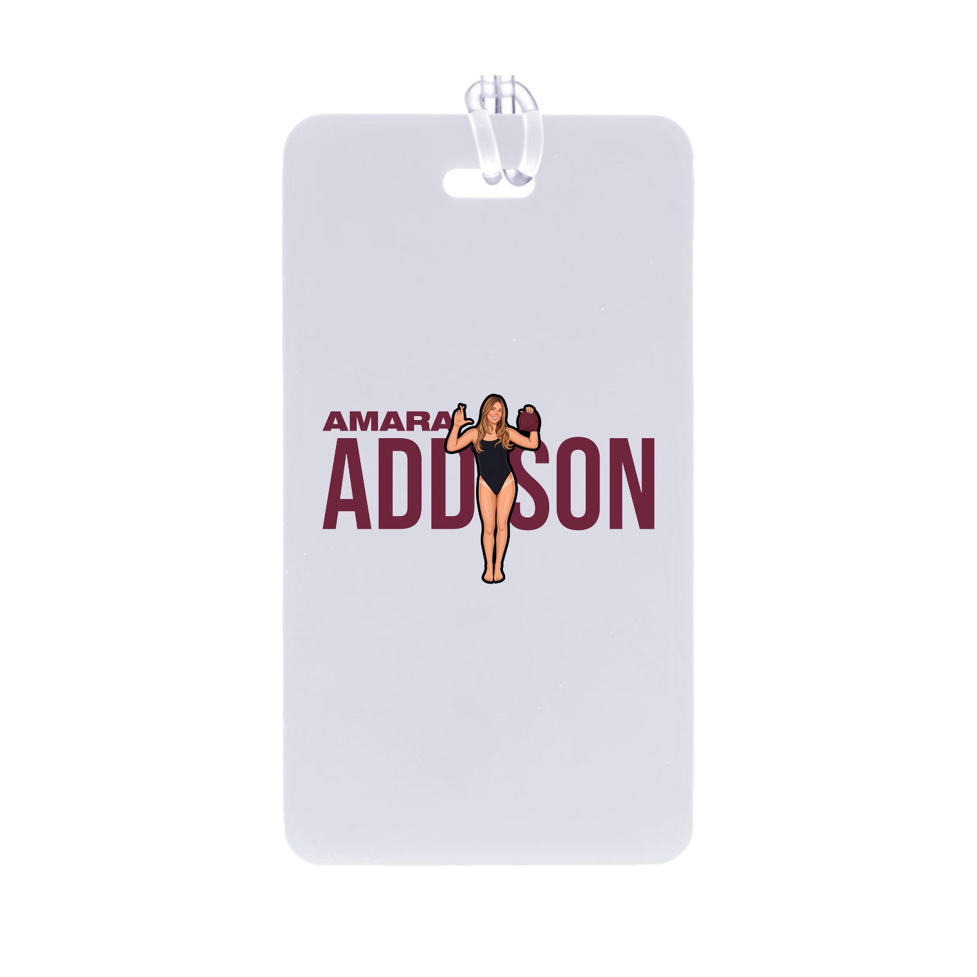 Bag Tag — Player Name in Classic