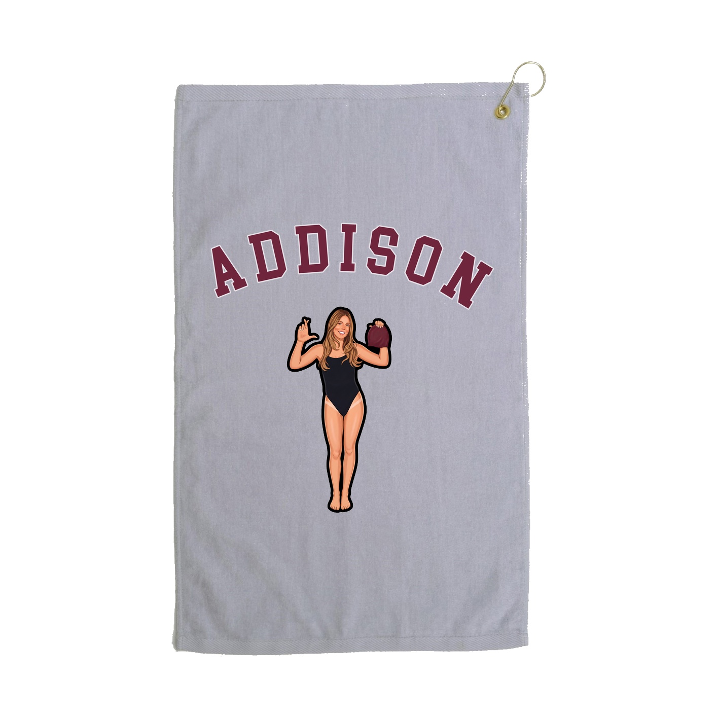 Golf Towel — Shirsey Arch in Grey