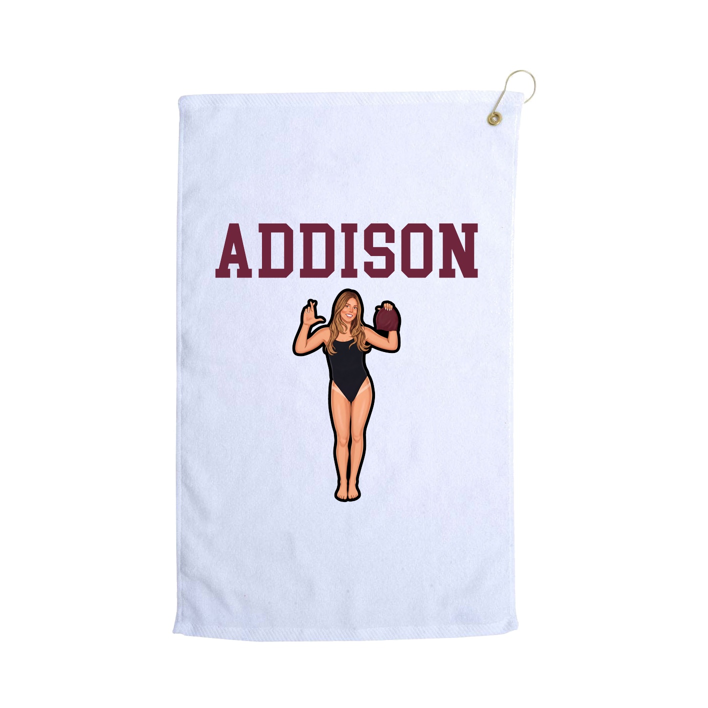 Golf Towel — Shirsey in White