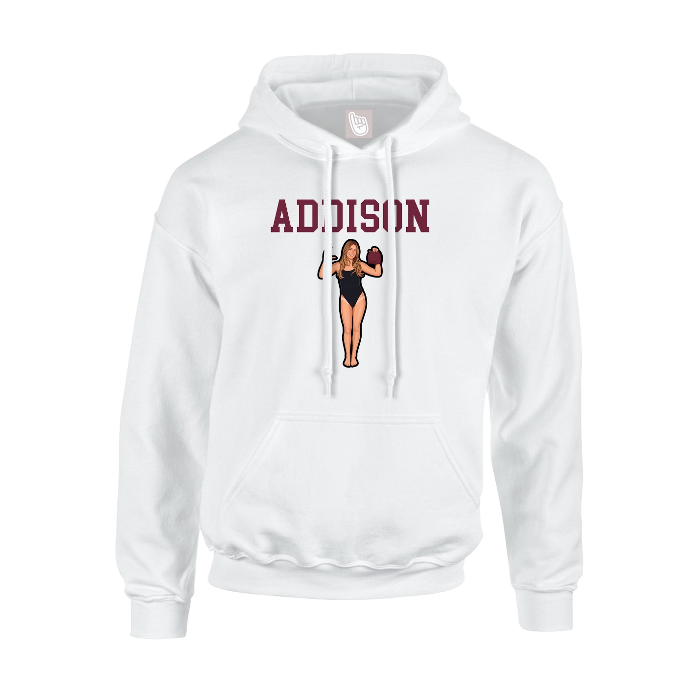 Youth Hoodie — Shirsey in White