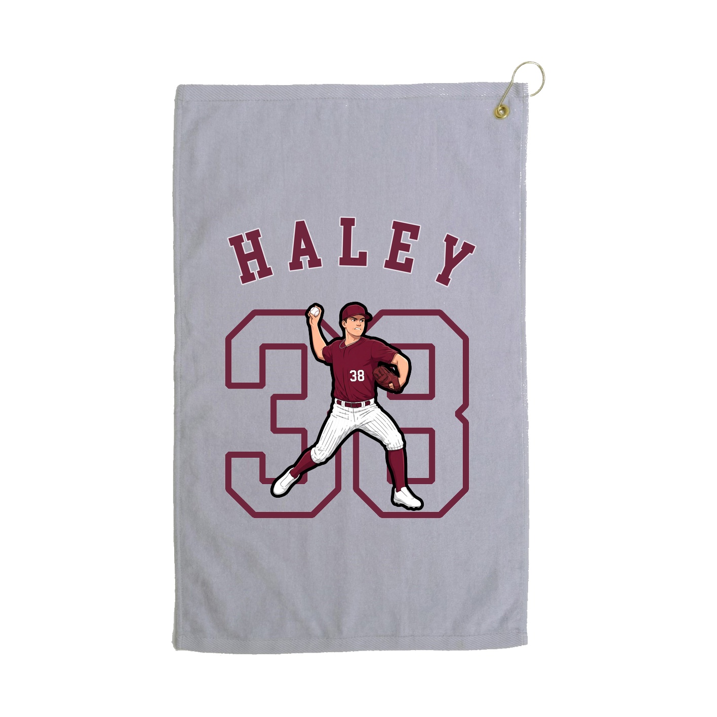 Golf Towel — Shirsey Arch in Grey