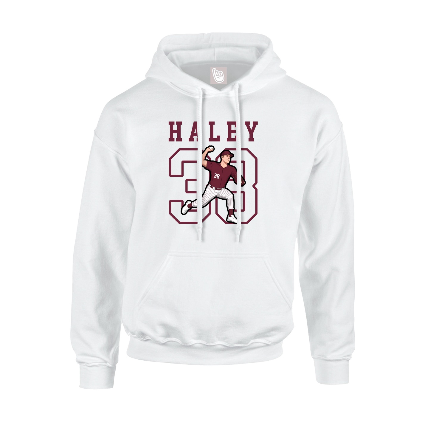 Youth Hoodie — Shirsey in White
