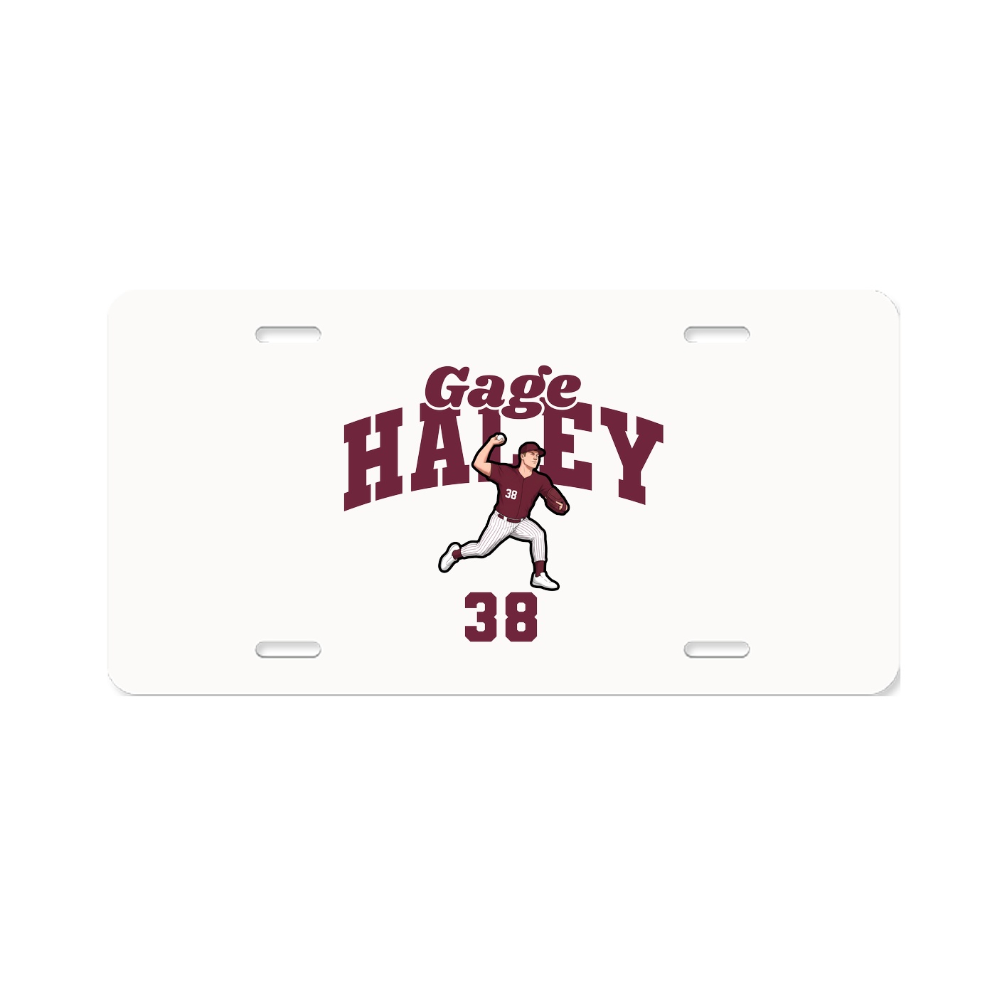 License Plate — Signature Arch in Classic