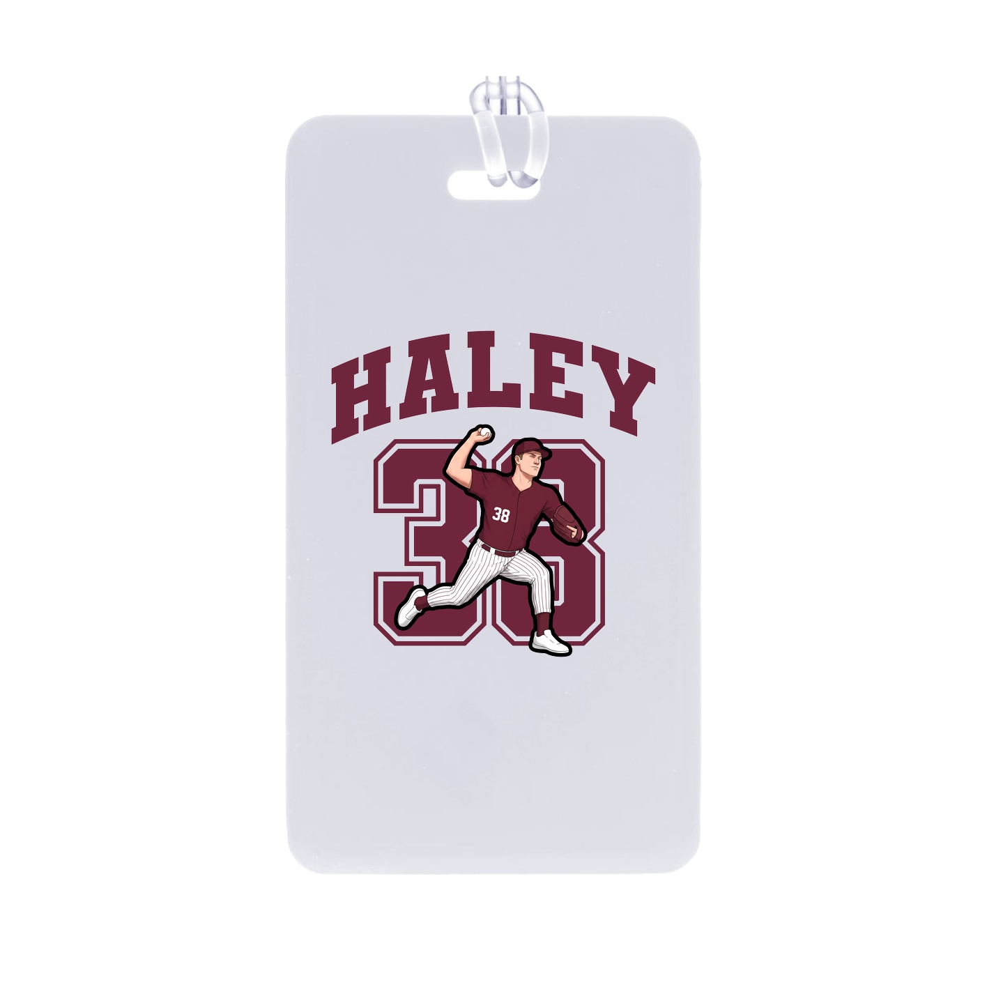 Bag Tag — Number in Classic
