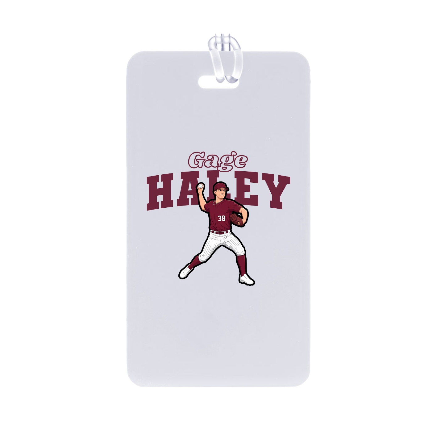 Bag Tag — Name Arch in Classic