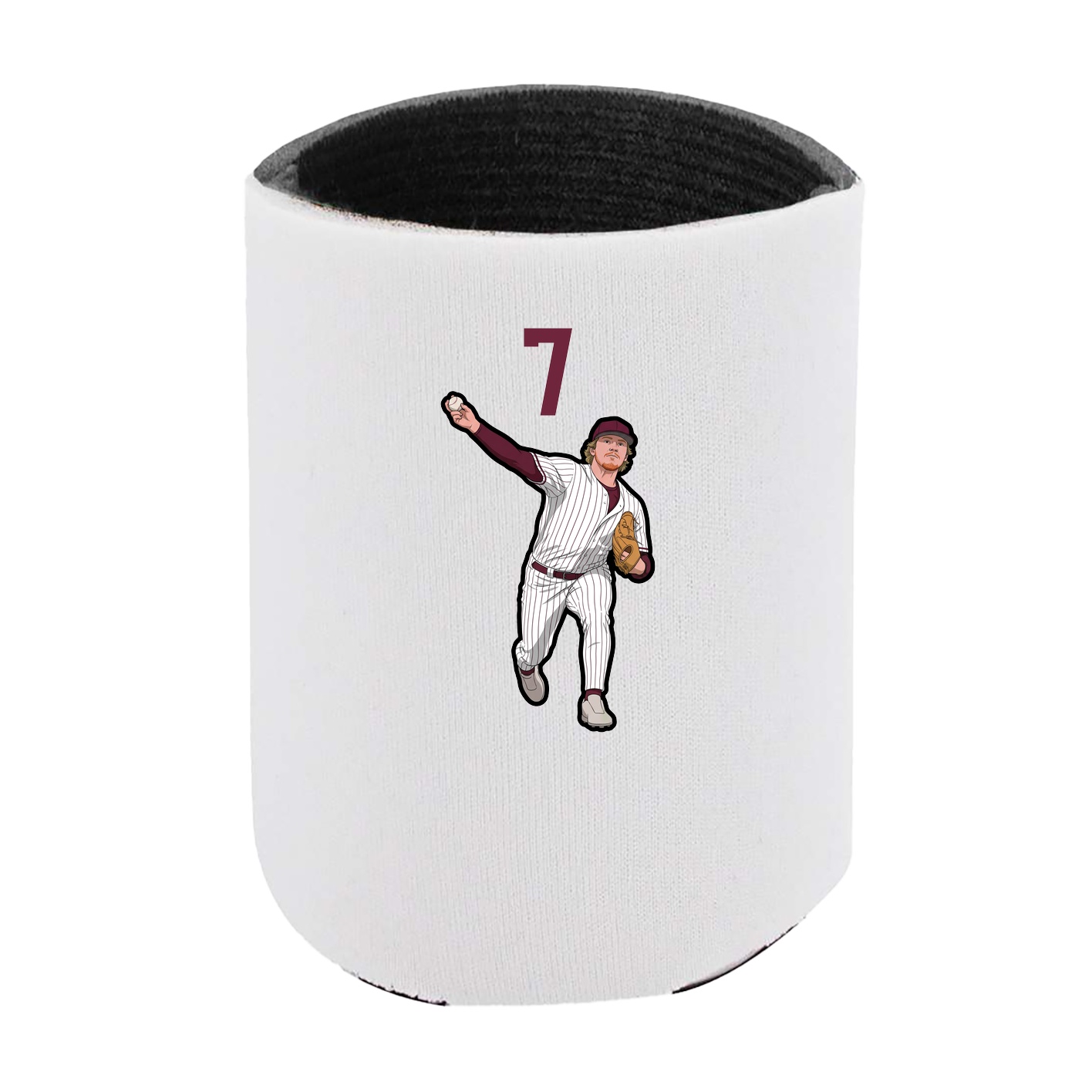 Can Holder — Number Top in White