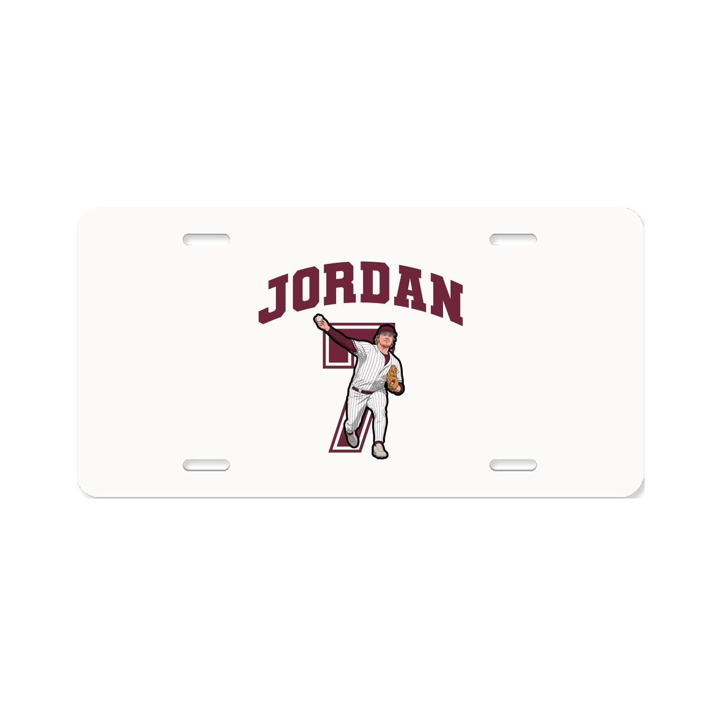 License Plate — Number in Classic