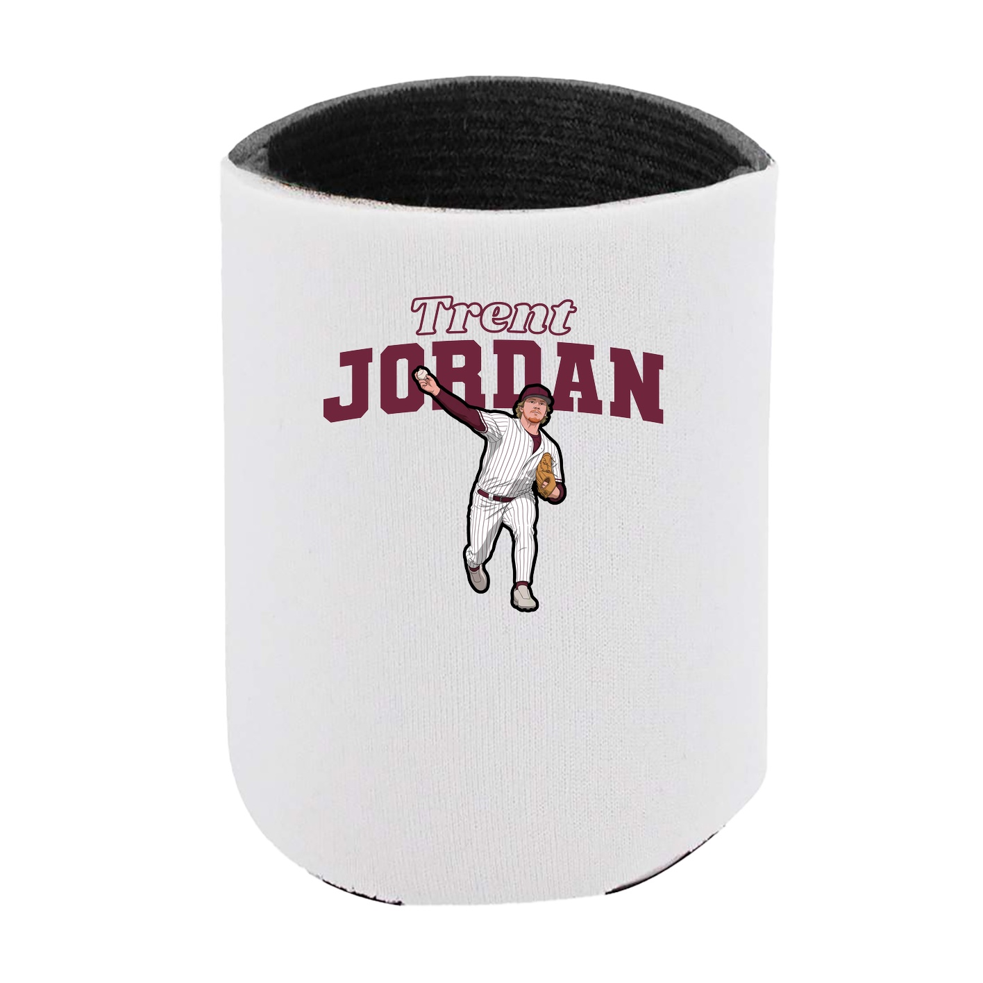 Can Holder — Name Arch in White