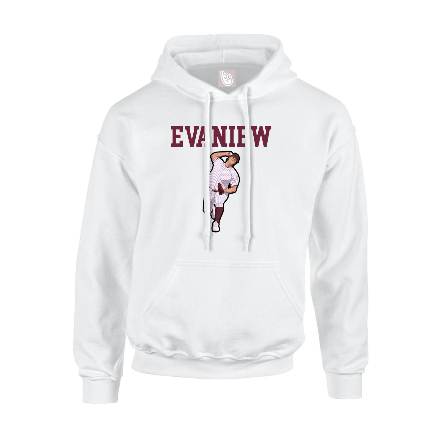Youth Hoodie — Shirsey in White