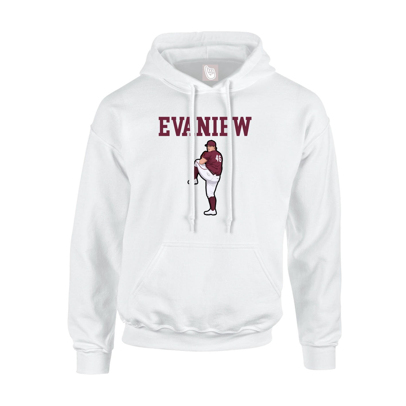 Youth Hoodie — Shirsey in White