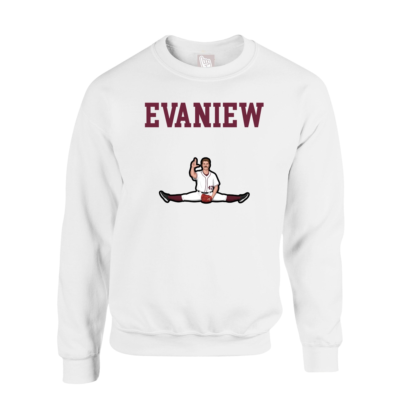Fleece Crew — Shirsey in White