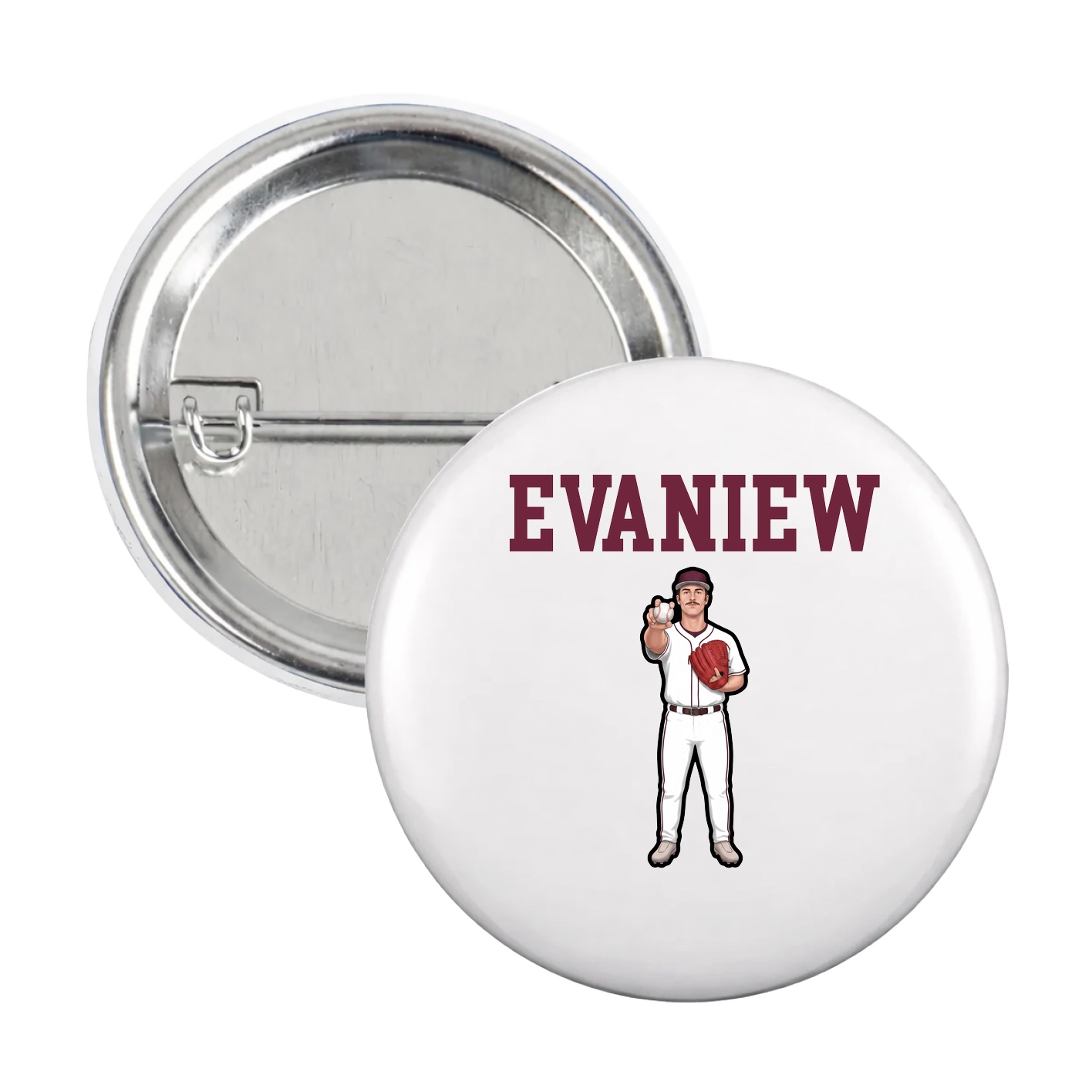 Game Day Button — Shirsey in White
