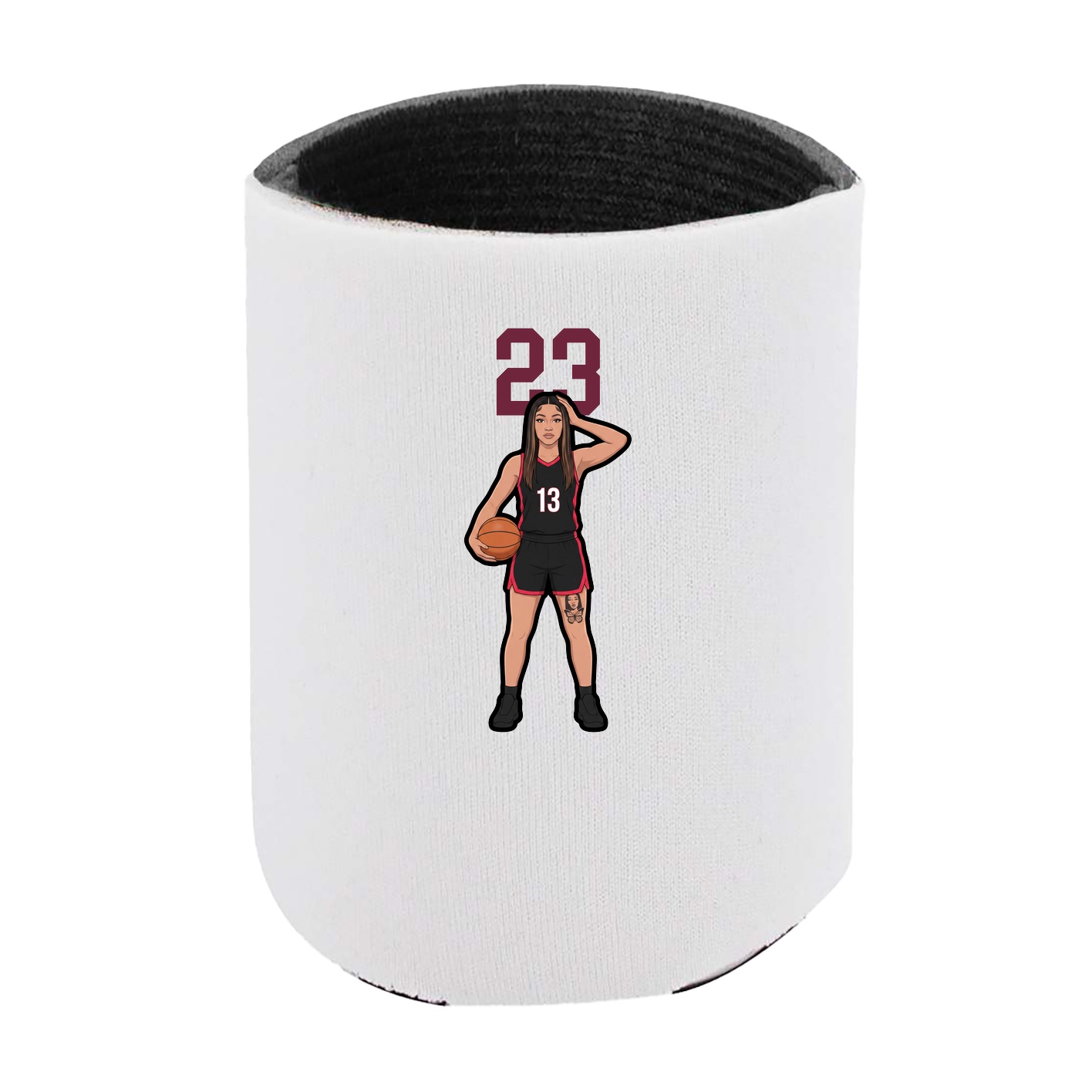 Can Holder — Number Top in White