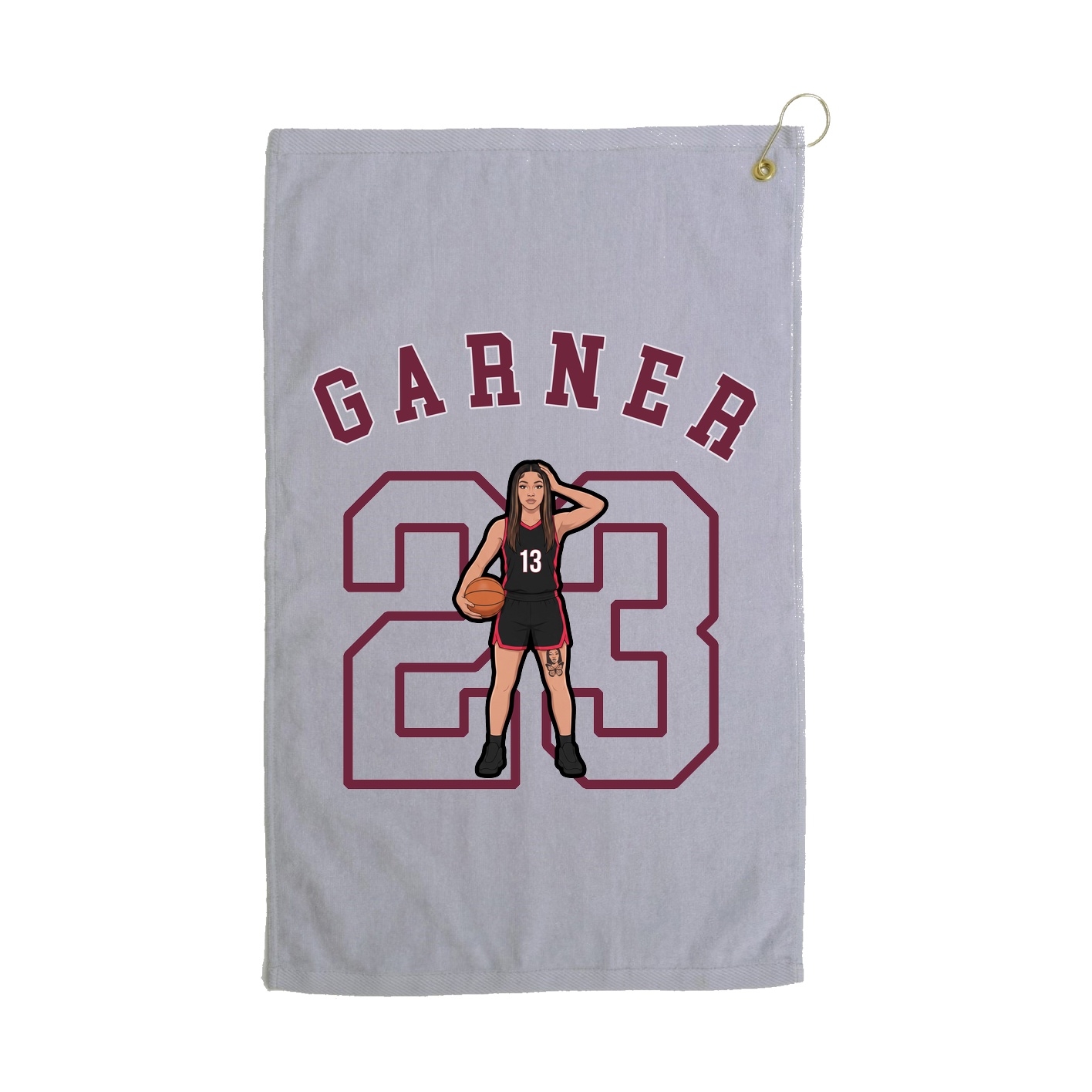 Golf Towel — Shirsey Arch in Grey