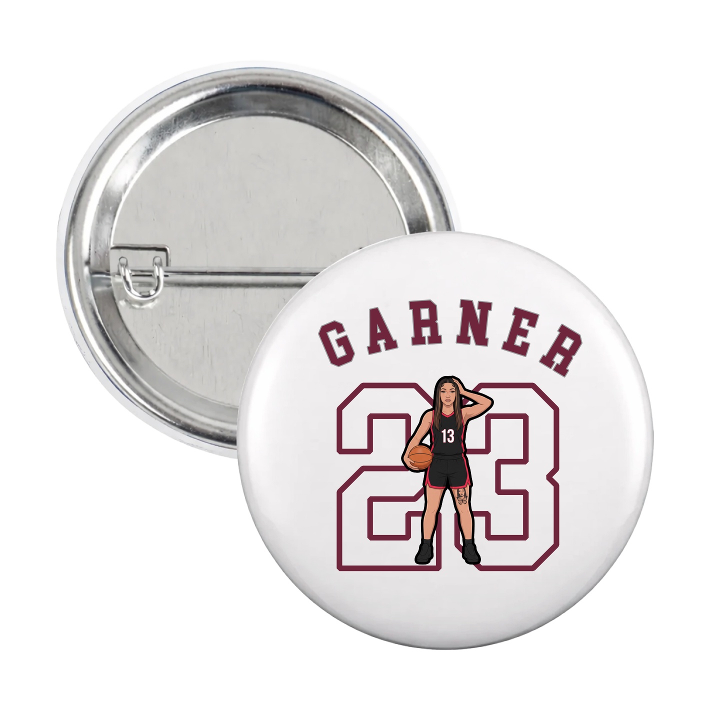 Game Day Button — Shirsey Arch in White
