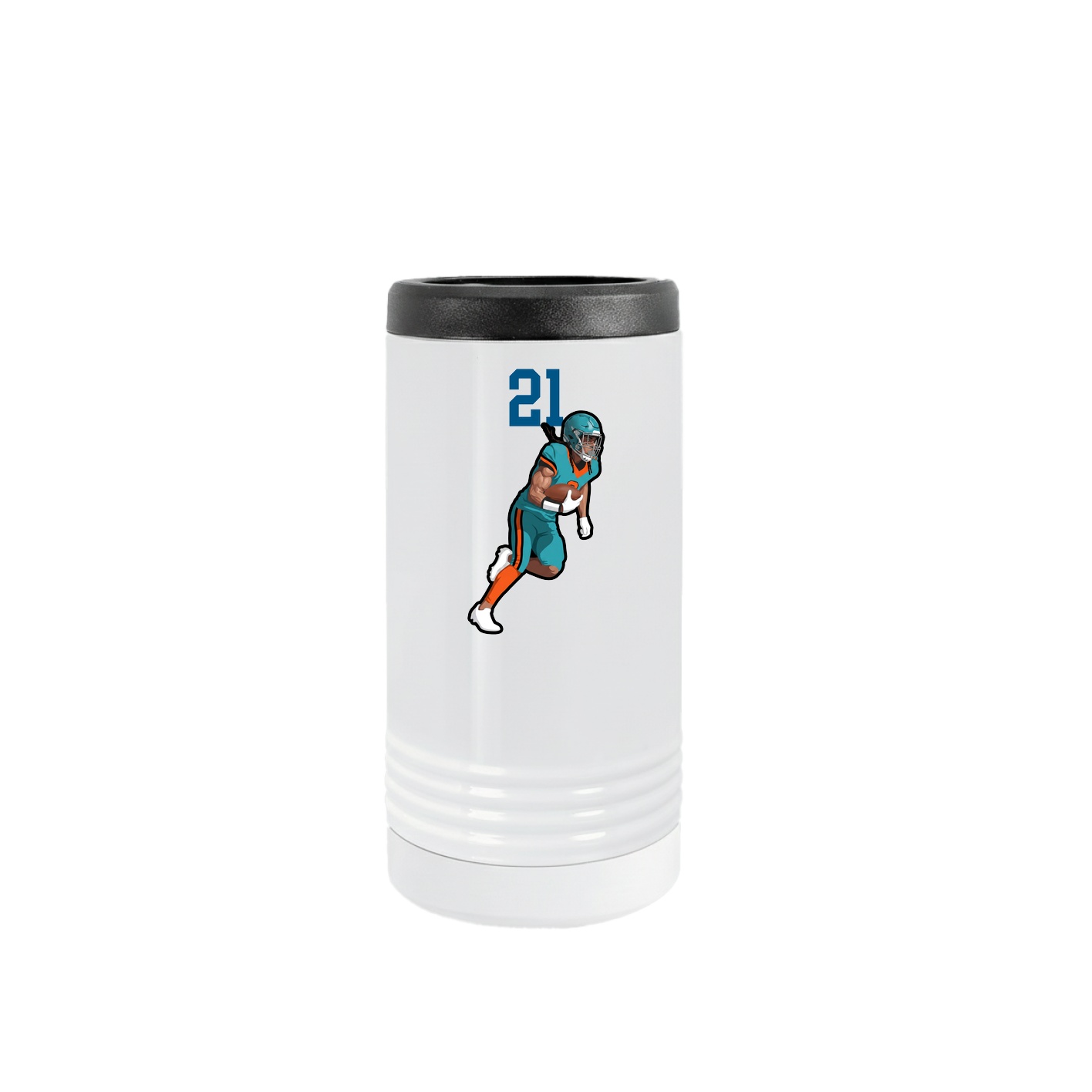 Slim Beverage Holder — Number Top in White