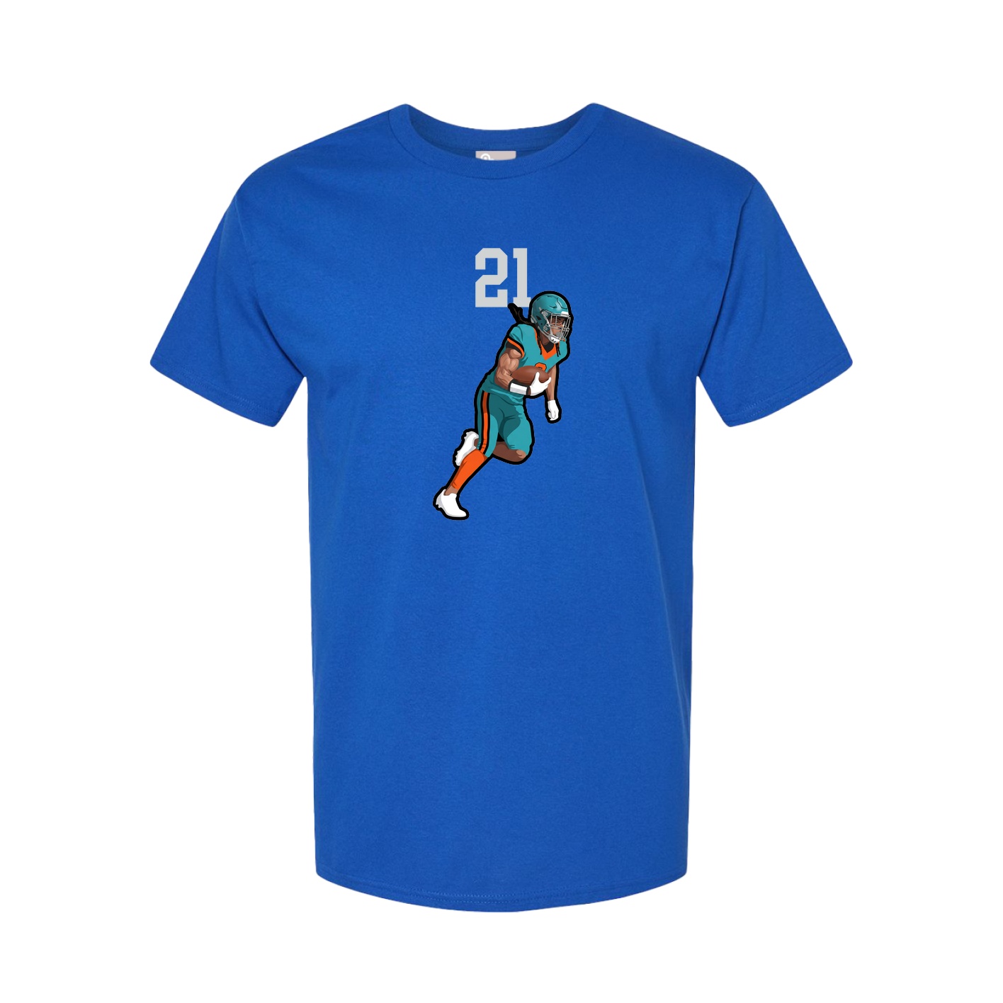 Tee — Number Top in Royal