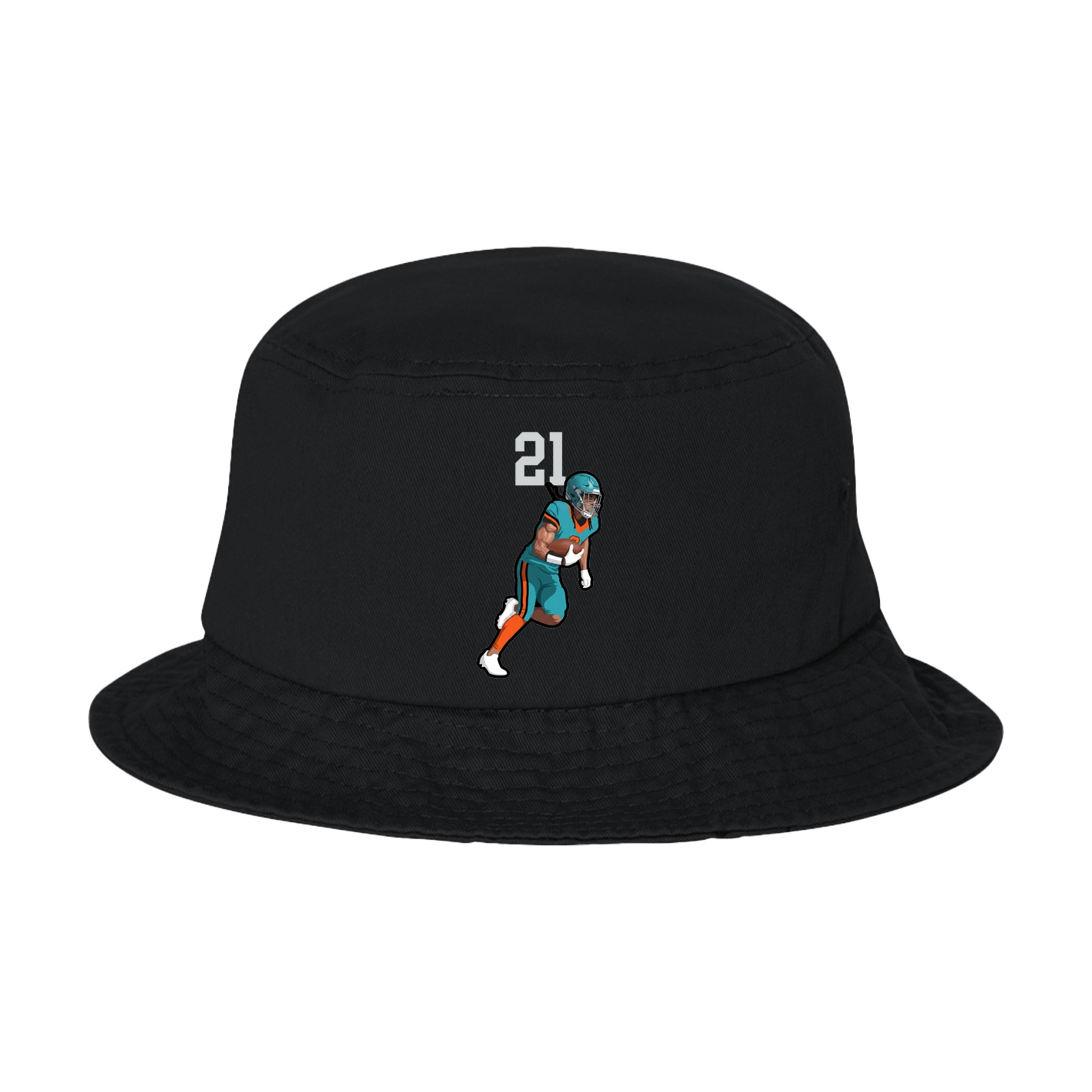 Bucket Cap — Number Top in Black