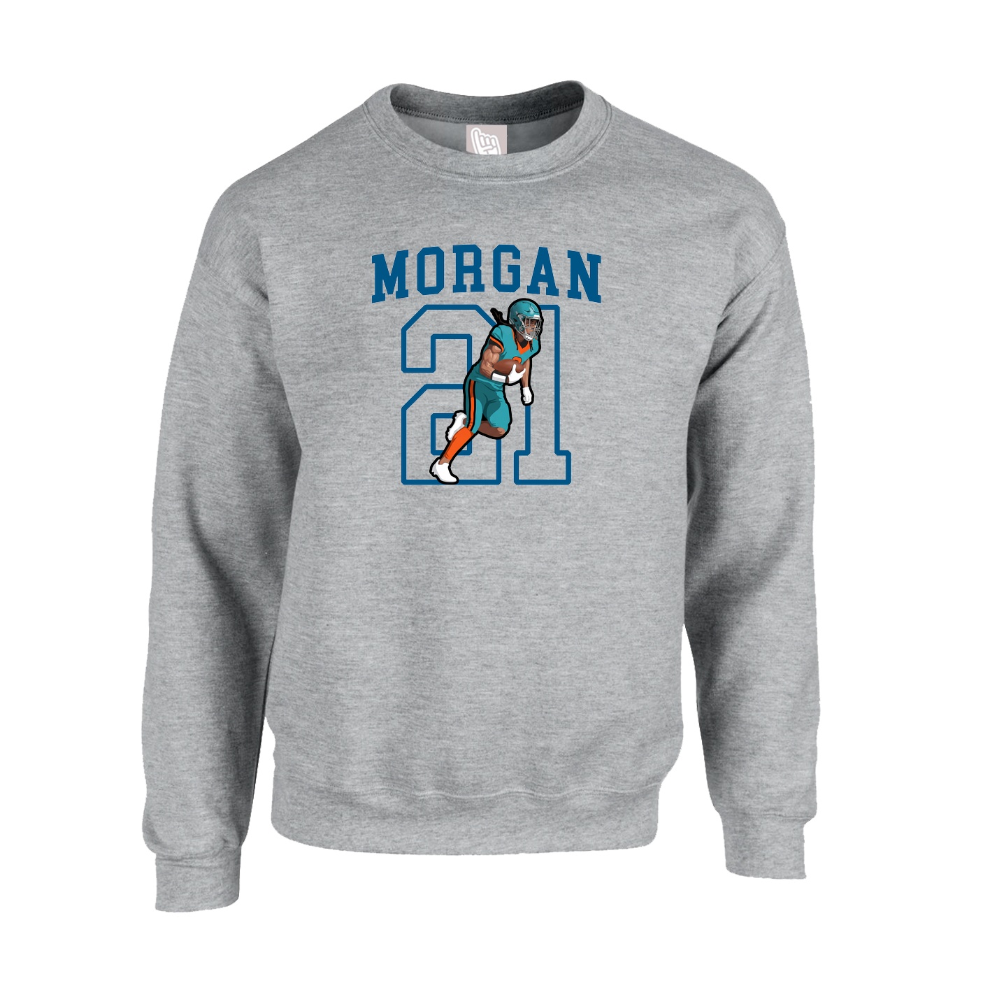 Fleece Crew — Shirsey in Grey