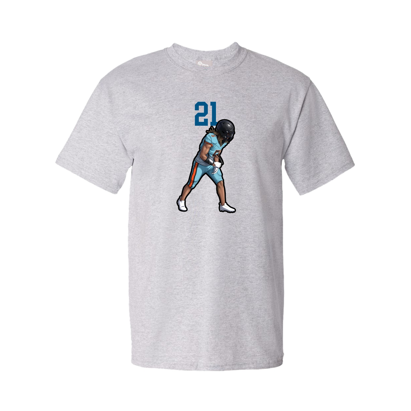 Tee — Number Top in Grey