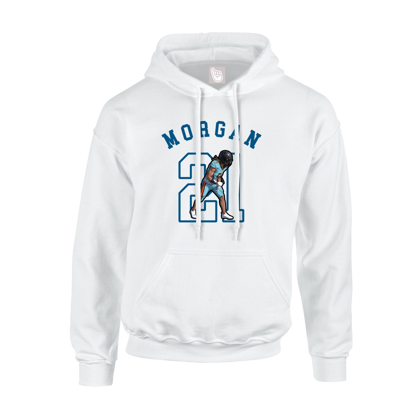 Hoodie — Shirsey Arch in White