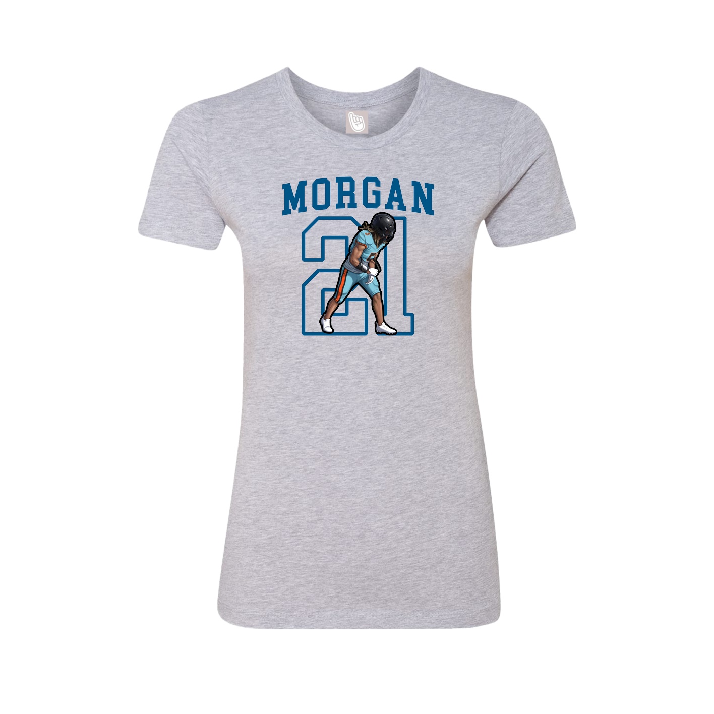 Fitted Women's Tee — Shirsey in Grey